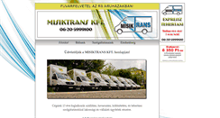 Desktop Screenshot of misiktrans.hu